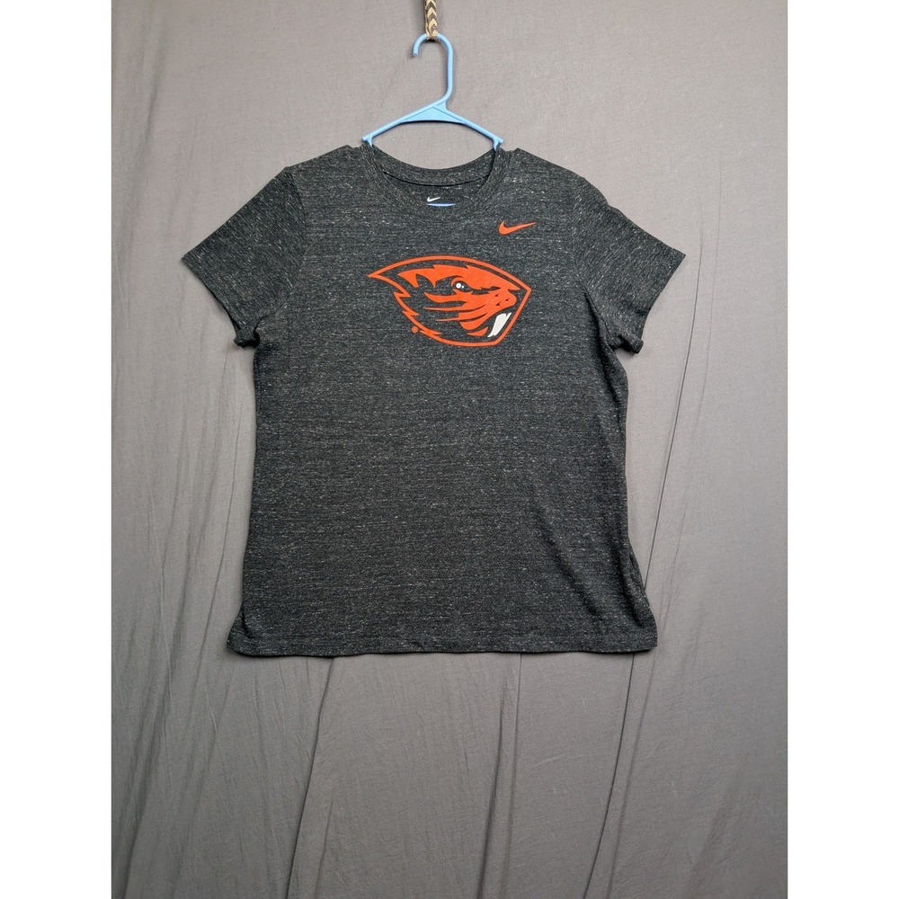 Nike Oregon St Beavers Shirt Men's XL Graphic Athletic Short Sleeve Tee Gray